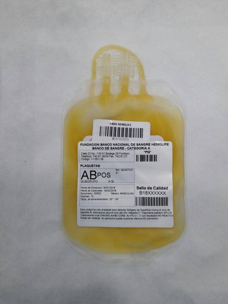 Estandar AB+ – Fundación Banco Nacional de Sangre Hemolife